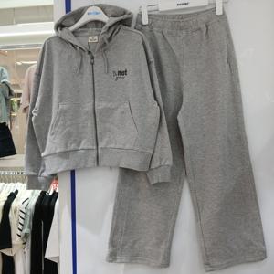 [에꼴리에][모다부평]일루전 후드 집업 점퍼 바지세트/25QT751/7