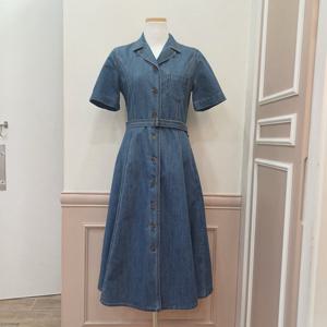 [BCBG]O로라 데님OP  B5C7O651  60_US