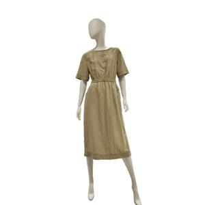 [올리브데올리브]라운드넥 허리밴딩 원피스(OW5MO472)