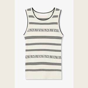 [보브]로고 스트라이프 슬리브리스 니트7115250509