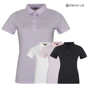 [페라어스]페라어스 여성 하프매쉬 골프 반팔셔츠  ATM3JE5004