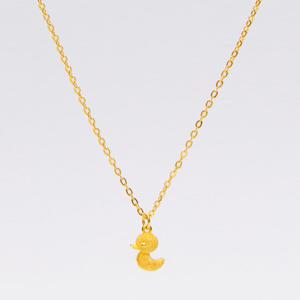 [베티블루] 995 999 24K 스지 심플 오리  여성 여자 3.75g 금 목걸이