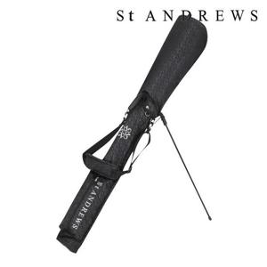 [세인트앤드류스]공용 로고 패턴 별 심볼 스탠드 하프백 (831D2ACA05BK)