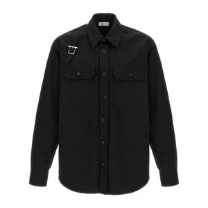 알렉산더맥퀸 하네스 유틸리티 코튼 블렌드 셔츠 838500QSAA9 1