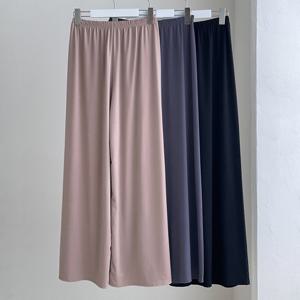 나야홍 / 빅사이즈와이드팬츠 S456L507 아이스스판밴딩통바지 N