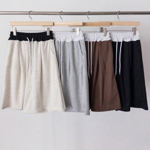 나야홍 / 배색반바지 U983L507 댄서느낌와이드반팬츠 NO