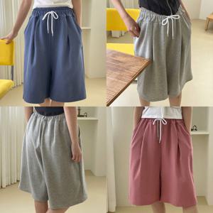 나야홍 / 데일리반바지 U984L507 헤비쭈리벌룬핏반팬츠 NO