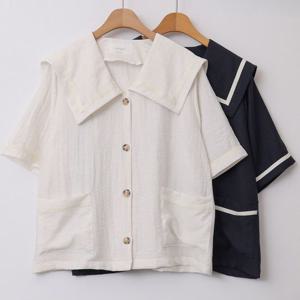 나야홍 / 빅사이즈배색재킷 U693L507 버터링세라빅카라자켓 LY