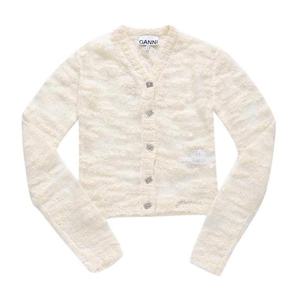 가니 가디건 K2254 135 알파카 모헤어 부클 여성가디건 당일발송