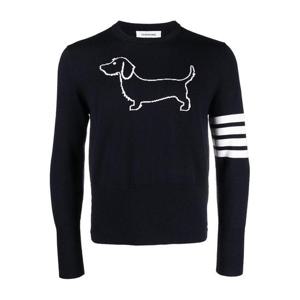 톰브라운 헥터 4바 울 니트 네이비 MKA486A Y1002 415