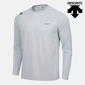 [데상트]데상트 자가드 긴팔 티셔츠 SP321TTL71GRY0 긴팔티 스포