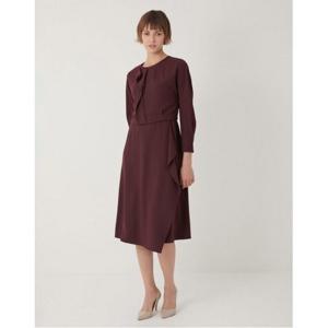 [올리비아로렌]언발 훌 플레어 원피스_VOCOA3F8211