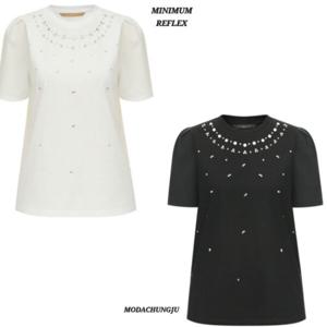 [미니멈]MD 벌룬소매 비즈 티셔츠 MD MYBAJI4300_CJ