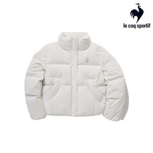 [르꼬끄][30% OFF] 여성 뤼미에르 크롭 다운 QP422ODJN1_WBG