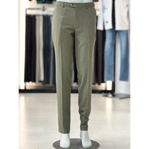 [바쏘옴므]카키_보카시 히든 밴딩 슬림핏 셋업 바지  WSY2PF77A_