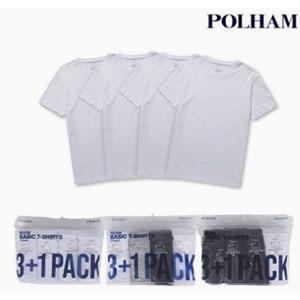 [폴햄][1_+1] 공용 3+1PACK 반팔 티셔츠 패키지 PHE5TR3900
