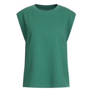 샵앤) 국산 여성 라운드 무지 밑가림 소매 민소매 티셔츠 DAI-WSH-20765-그린