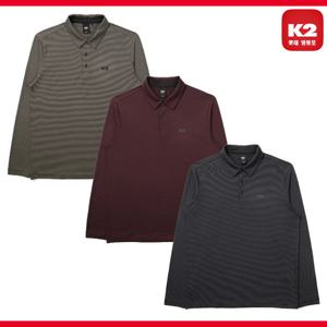 K2 가을 간절기 남성 카라 기능성 티셔츠/폴로/긴팔/등산/일상/KMU24281