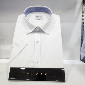 [예작]예작YJEMBS252  폴리스판  솔리드  배색  스냅 슬림핏  반