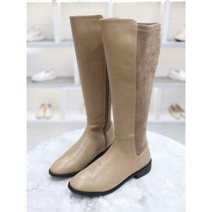 [블리아르]카인 스웨이드 콤비 스판 캐주얼 롱부츠 3cm BLMD5002