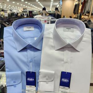 [레노마셔츠]폴리스판 평직 슬림핏 RZRSLP111_DG