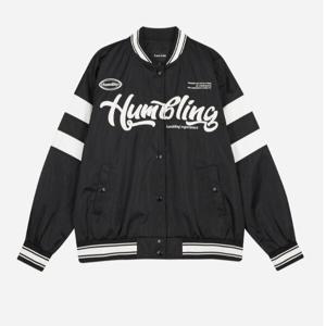 [클라이드앤]클라이드 여성 레터링 스타디움 점퍼FOBJP706F_SC