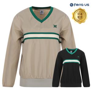 [페라어스]페라어스 여성 국산 배색 브이넥 골프셔츠 ATS5MI5236