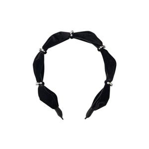 [리틀그라운드](BK)룰라비-벨벳진주헤어밴드(75A12-873-09)