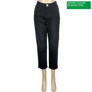 [베네통]베네통 일자 라인 반밴딩 데님 팬츠 BADPB5361_BB