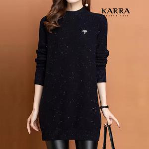 [카라]KARRA 글리터하이넥롱니트_A4S0004
