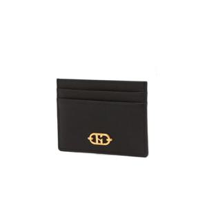 [헤지스]블랙 로고장식 소가죽 카드지갑 HIHO5F071BK