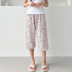 인견 엠보 인조인견 레이스 7부조거 SD-250703