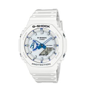 [지샥]GA-2100HDS-7ADR LDJ 지얄오크 화이트 블루 축광페이스