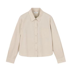 [폴햄]여성 포플린 크롭 셔츠 PHF3WC2022