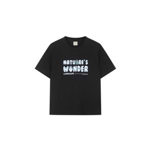 여성 쿨코튼 크롭 그래픽 반팔티 (PAF4TS2700)