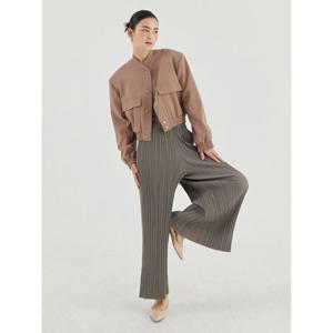 [플리츠미][플리츠미] 세미 와이드 플리츠 팬츠_HPPTF024H34