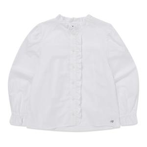 [빈]화이트 프릴 블라우스BZ54BL01WT