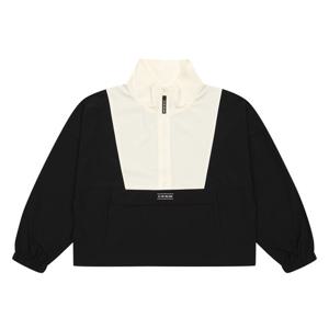 [에꼴리에][에꼴리에] 여아 배색 포인트 아노락 점퍼 23QT182_BK