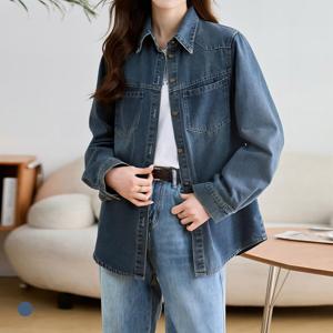 [카라]KARRA 블루워싱포켓데님셔츠_A5F0010