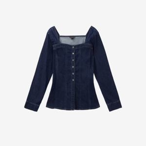 [게스]게스 여성 뷔스티에 블라우스 다크블루 YO3D1287