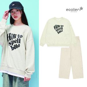 [에꼴리에]가을신상 블러나염 레이어드 맨투맨티(25C0753)사이드