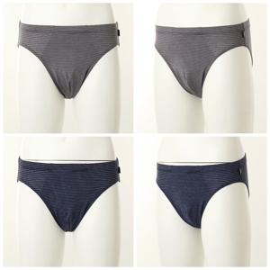 [와코루] 남성 인견 스판 스트라이프 삼각SET (WMP2418P SET)