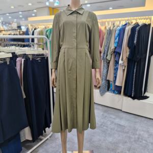 [더아이잗]더아이잗 칼라 벨티드 원피스 IR9M0OP711