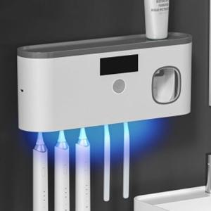 투스존태양광충전무선UVC칫솔살균기(그레이)