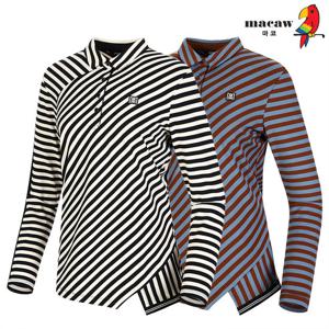 [마코] (여성)ST패턴 카라 티셔츠_MMW3TS22