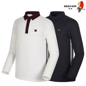 [마코] (남성)카라 배색 티셔츠_MMM3TS61