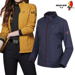 [마코] (여성)허리 밴딩 배색 점퍼_MMW3JP01