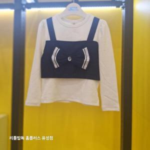 리틀밥독 HC02 실버펄리본티셔츠 H253MWP07