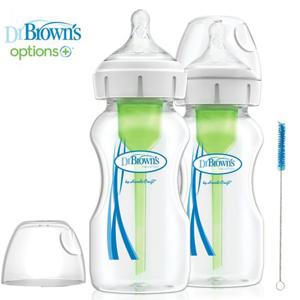 닥터브라운 와이드넥 옵션스플러스 PP젖병 270ml 2P 트윈팩