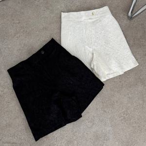 나야홍 / 빅사이즈반바지 V029L507 옆단추밴딩엠보숏팬츠 LT